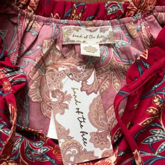 Band of the Free Connie Garnet Floral Mini Dress - Picture 6 of 8